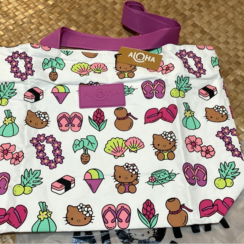 Hello Kitty x Aloha Collection Tan Kitty Aloha Icons Exclusive to HI